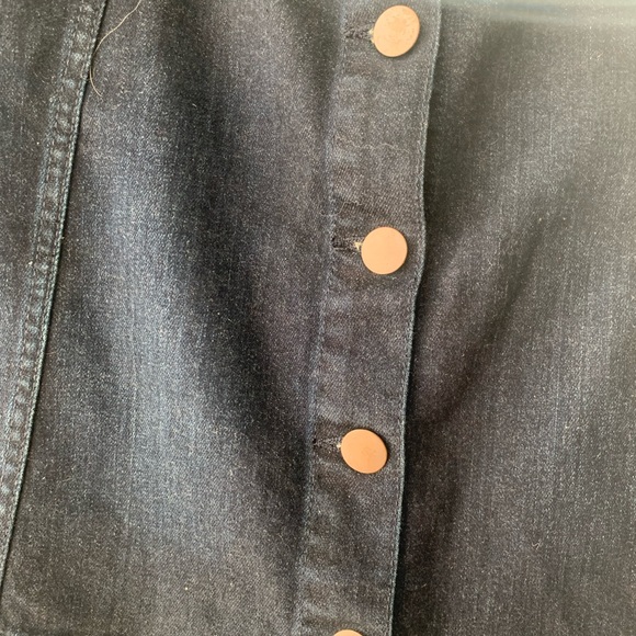 LC Lauren Conrad Denim Pocket Skirt Blue Size 2 XS - Picture 3 of 7